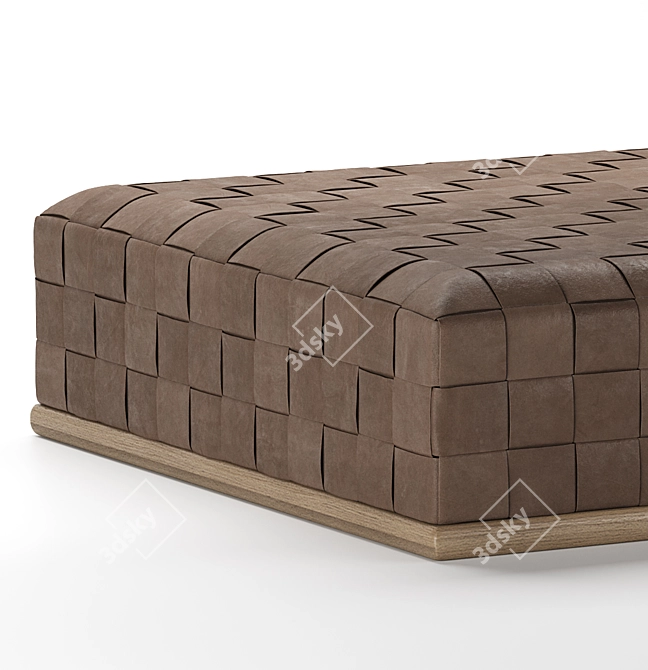 Luxurious Frigerio Jonas #2 - Comfy and Stylish Pouf 3D model image 3