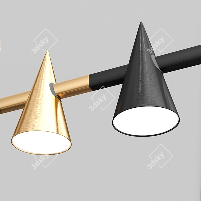 Magnetic Scandi Lamps Set 3D model image 4