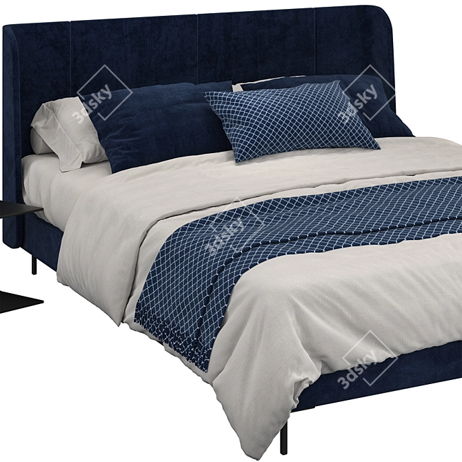 Ikea Tufjord Bed - Stylish and Functional 3D model image 3