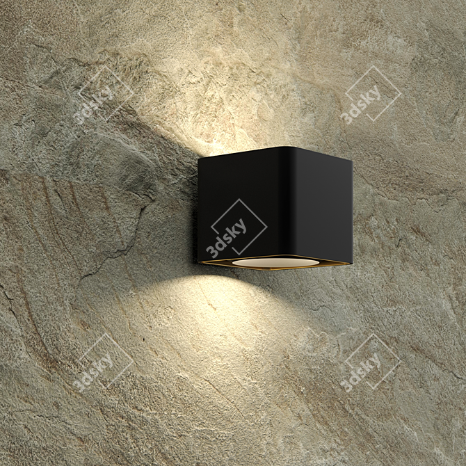 Rockstone Gray | High-resolution PBR Material 3D model image 2