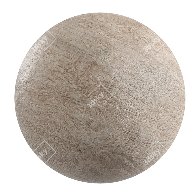 Rockstone Taupe: High-def Textured PBR Material 3D model image 1