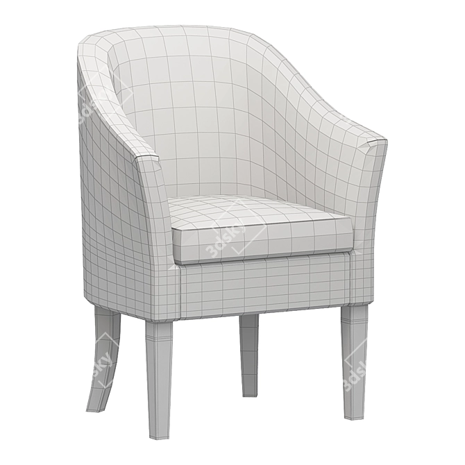 Stain World 16897 Accent Chair 3D model image 2