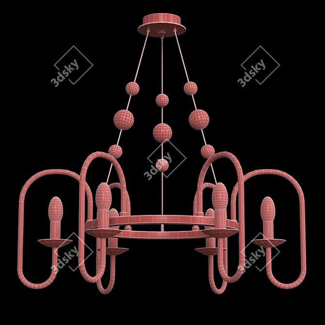 NISSA 6LIGHT: Sleek and Modern Lighting Solution 3D model image 2