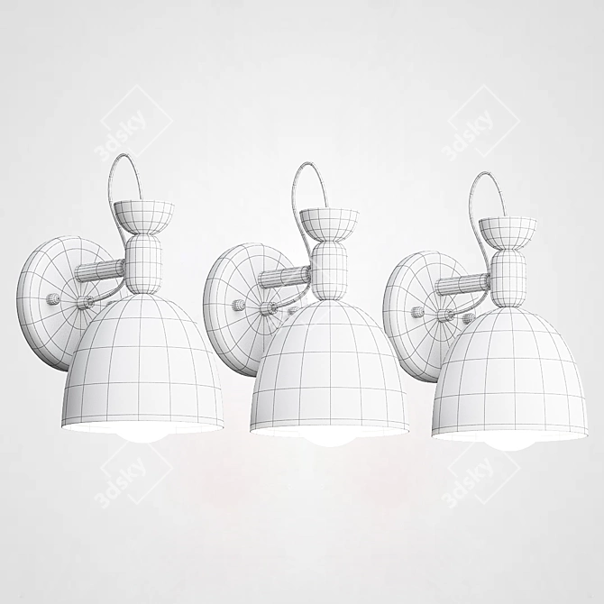 Tiffani W Pendant Light 3D model image 3