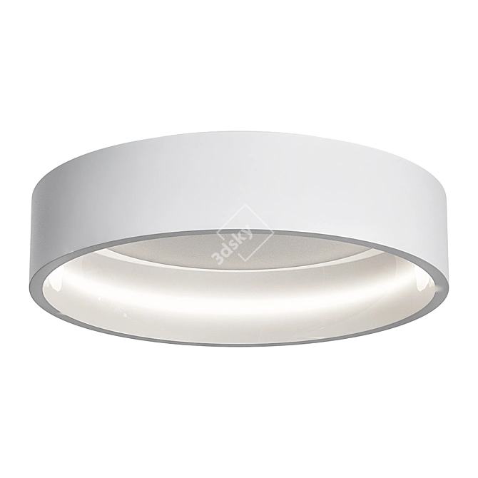 Modern Tray D45 LED Ceiling Light 3D model image 1