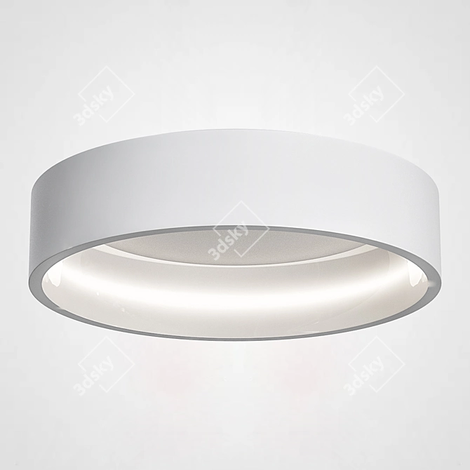 Modern Tray D45 LED Ceiling Light 3D model image 2