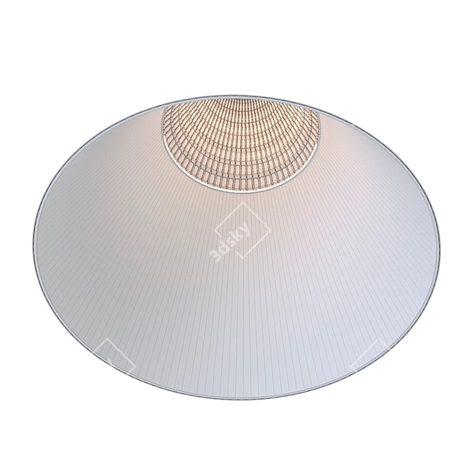 Sleek Glow Circle: HIDDEN M 3D model image 6