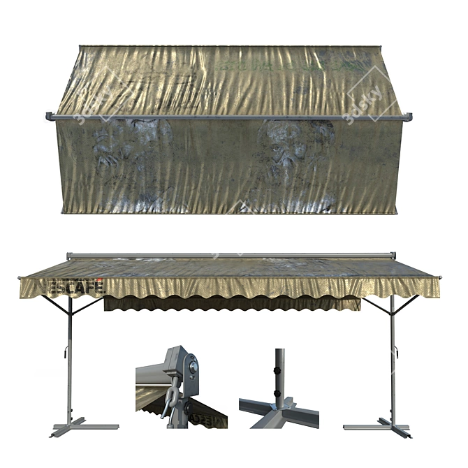 Versatile Awning Set Kit - Vol.09 3D model image 2