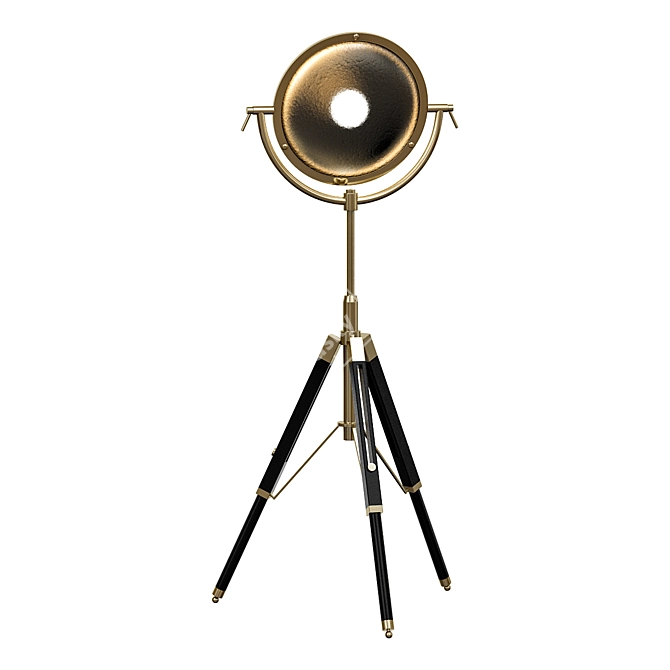 Stylish Tripod Stand for Loft Design 3D model image 1