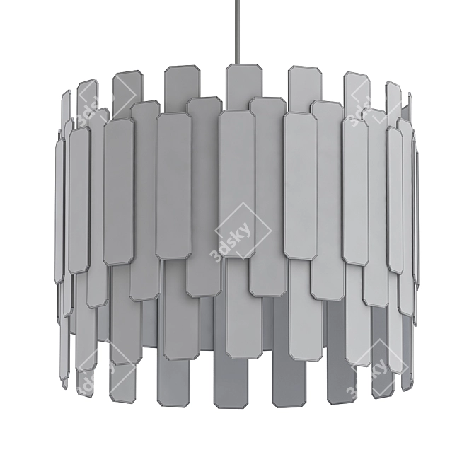 Elegant Maruja Pendant Light 3D model image 2