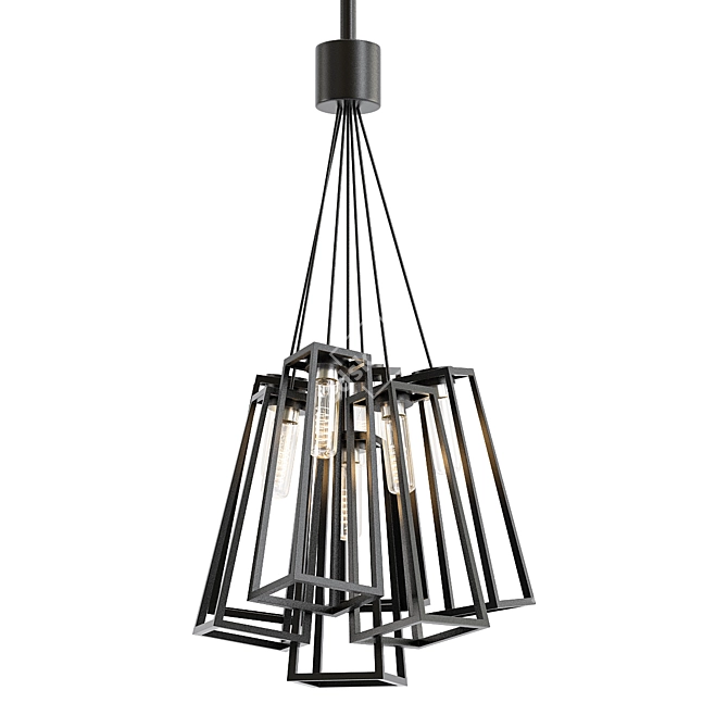 Illuminex LED Outdoor Chandelier 3D model image 1