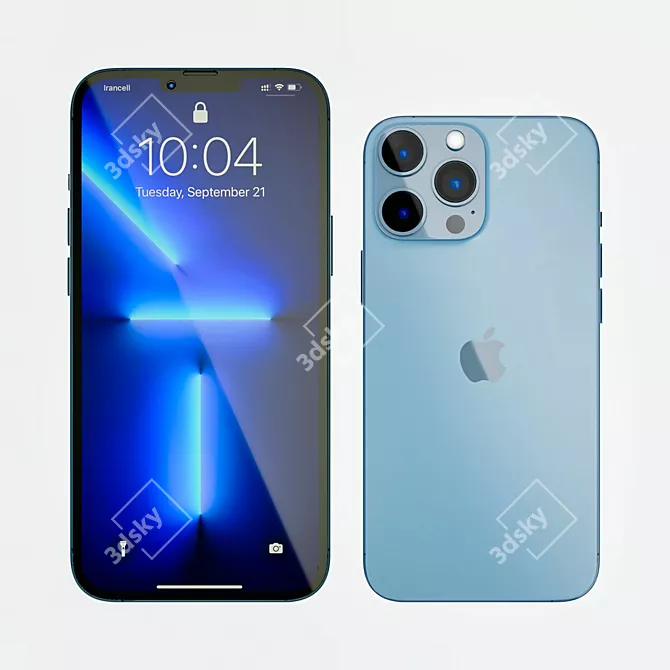 Ultimate iPhone 13 Pro Max: Stunning 3D Model 3D model image 7