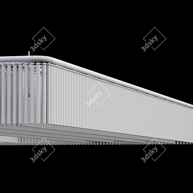 Zagg Ceiling Lamp: Modern Design with Stunning Dimensions 3D model image 2