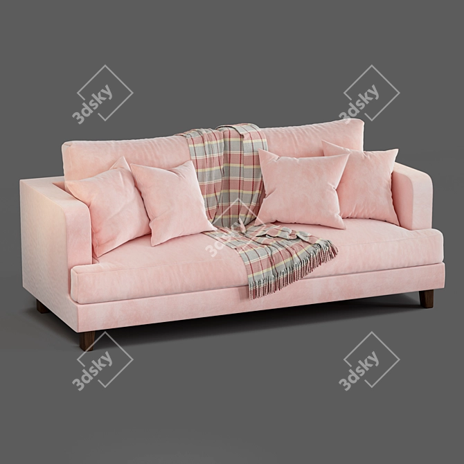 Marlon Modern Sofa: Stylish Elegance for Your Home 3D model image 3