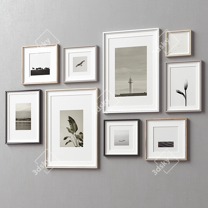 Versatile Frame Set - 9 Sizes 3D model image 3