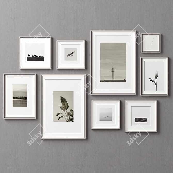 Versatile Frame Set - 9 Sizes 3D model image 6