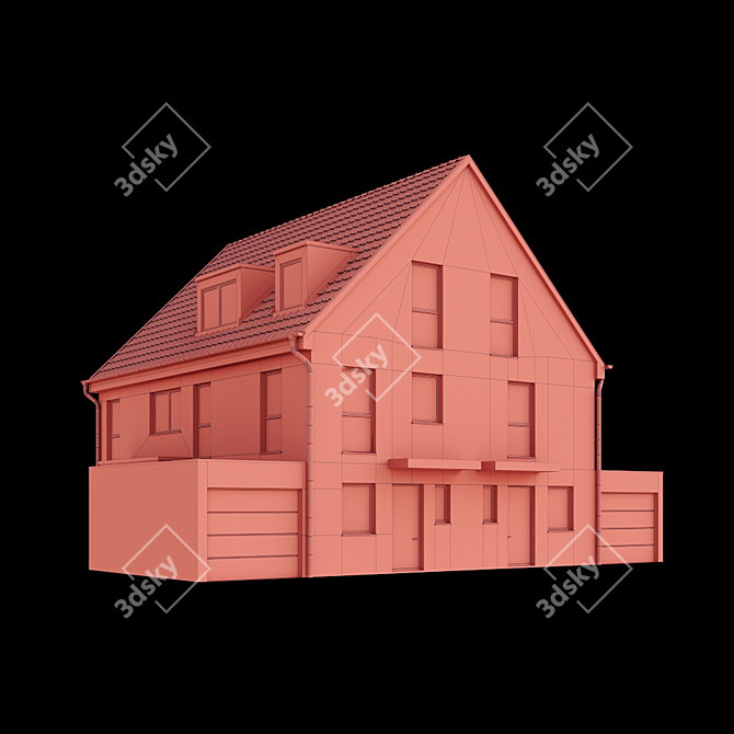 Contemporary Home Design 3D model image 3
