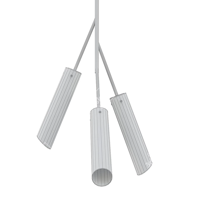 Stylish Troy Pendant Light 3D model image 2