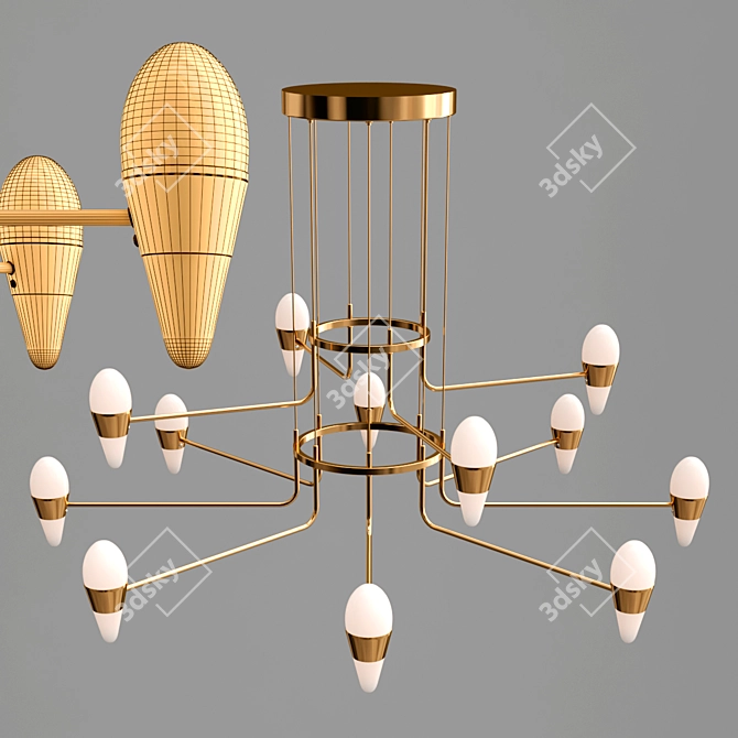 Friol Collection: Elegant Lighting Solutions 3D model image 2