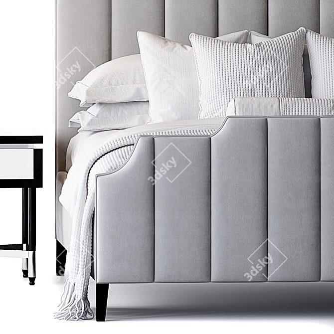 Versatile Bed for Modern Living 3D model image 4