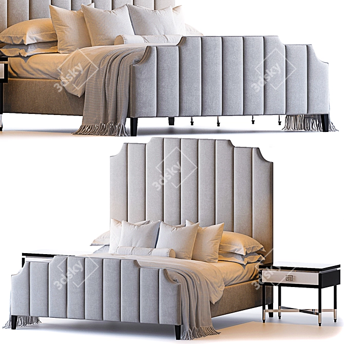 Versatile Bed for Modern Living 3D model image 6