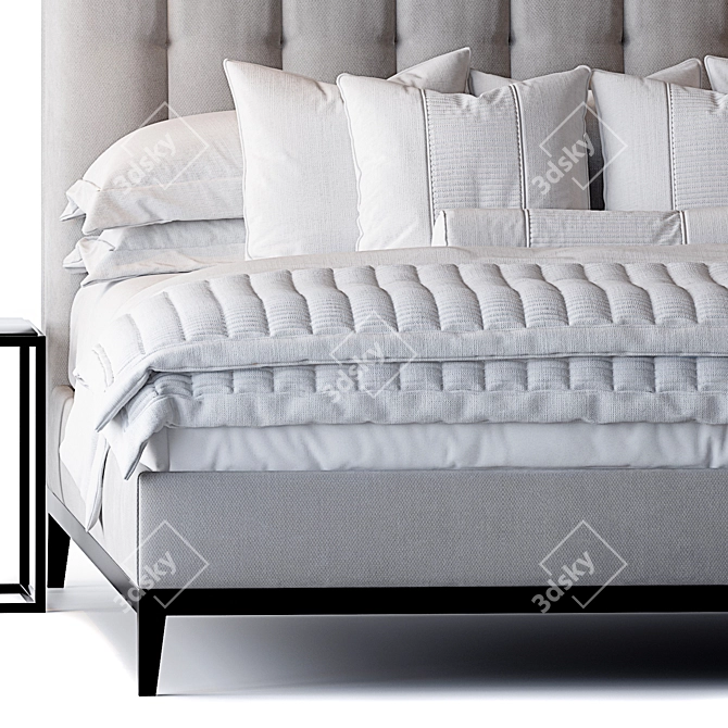 Luxury Bed: ALEXANDER by Sofa & Chair 3D model image 3