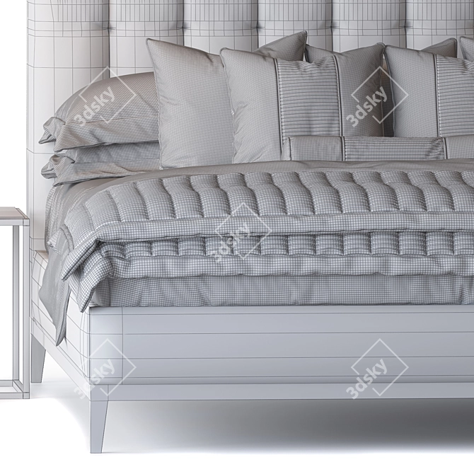 Luxury Bed: ALEXANDER by Sofa & Chair 3D model image 4