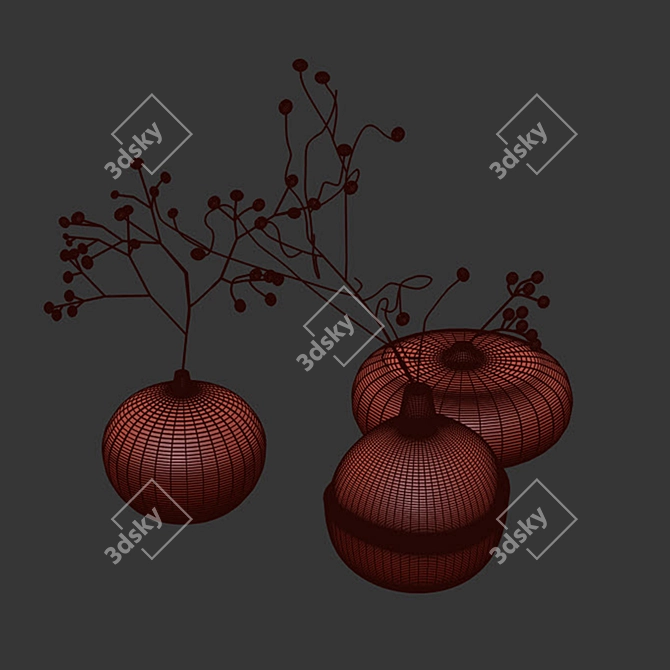 Modern Centimeter-Scaled Vase for Eclectic Home Décor 3D model image 2