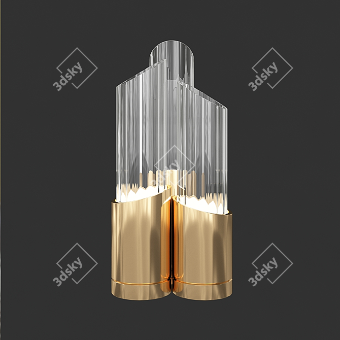 Cosmopolitan Crystal Tycho Table Lamp 3D model image 1