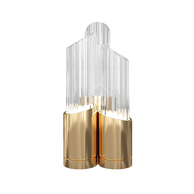Cosmopolitan Crystal Tycho Table Lamp 3D model image 2