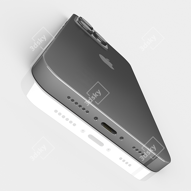 iPhone 13 Pro Max 3D Model - High Detail 3D model image 7