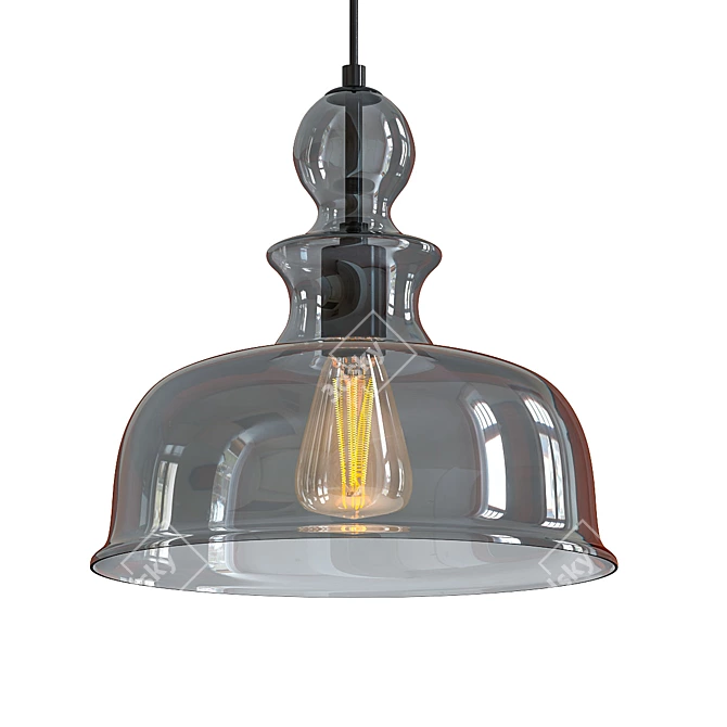 Sophisticated Graphite Pendant by Progress Lighting 3D model image 1