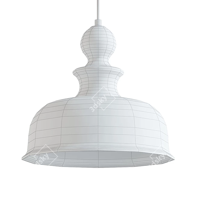 Sophisticated Graphite Pendant by Progress Lighting 3D model image 2