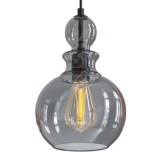 Staunton Graphite Pendant Light 3D model image 1