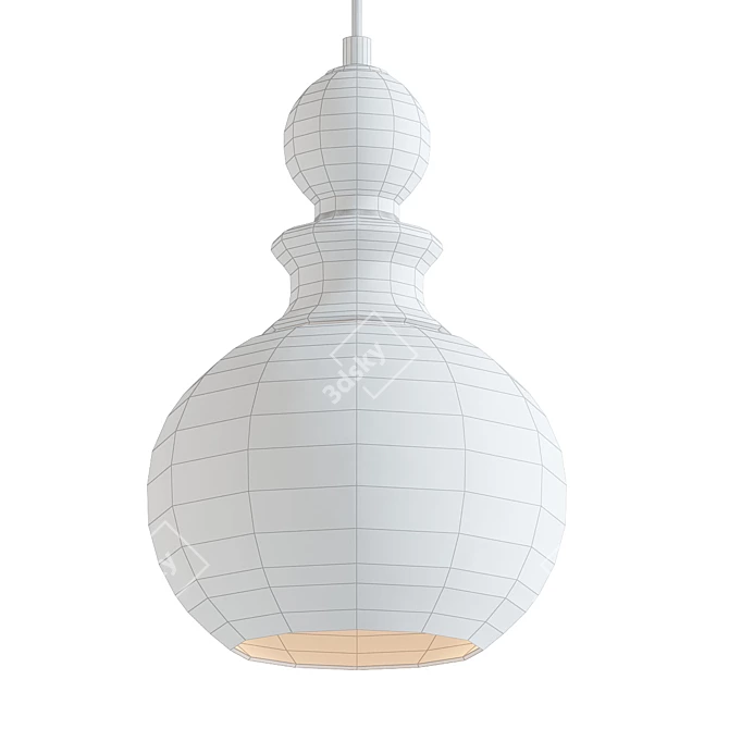 Staunton Graphite Pendant Light 3D model image 2