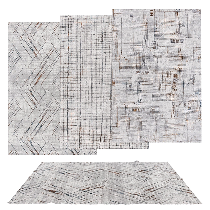 Versatile Set of 6 Rugs: VRayFur, VRayDisplacement, CoronaDisplacement 3D model image 1