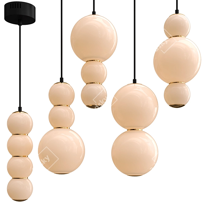 LUMEN LED Pendant Lights 3D model image 1