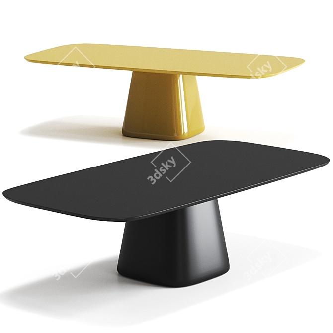 Elegant ALLURE O Table: Vray & Corona 3D model image 3