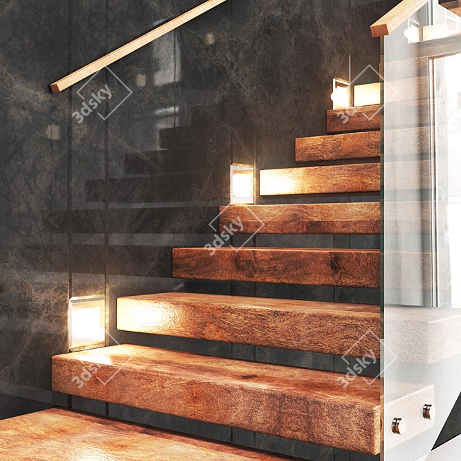 Modern Staircase Design - 2016 Edition 3D model image 2