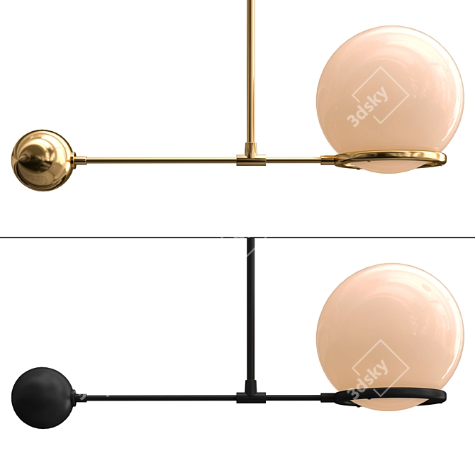 Harmony Pendant Chandelier 3D model image 1