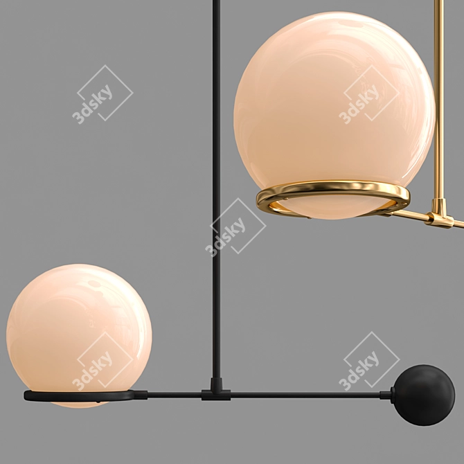 Harmony Pendant Chandelier 3D model image 2