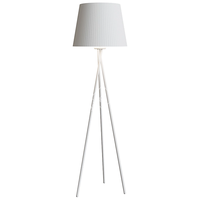 17 Stories Floor Lamp: 155cm Height 3D model image 2