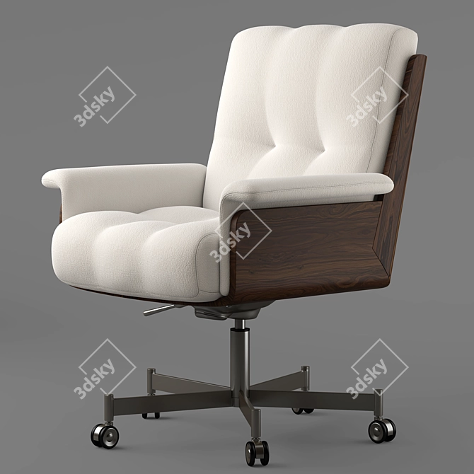 2015 Minotti Daiki Studio Armchair: Stylish and Functional 3D model image 1