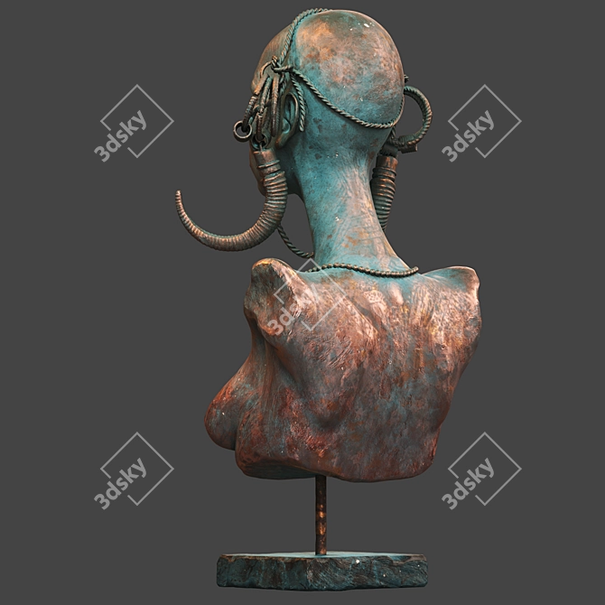 Mursi Woman 2013: Tribal Beauty 3D model image 2