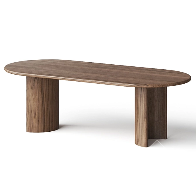 Modern Panos Dining Table 3D model image 1