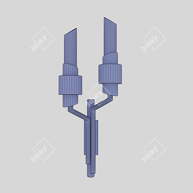 Tycho Torch: Elegant Illumination 3D model image 3