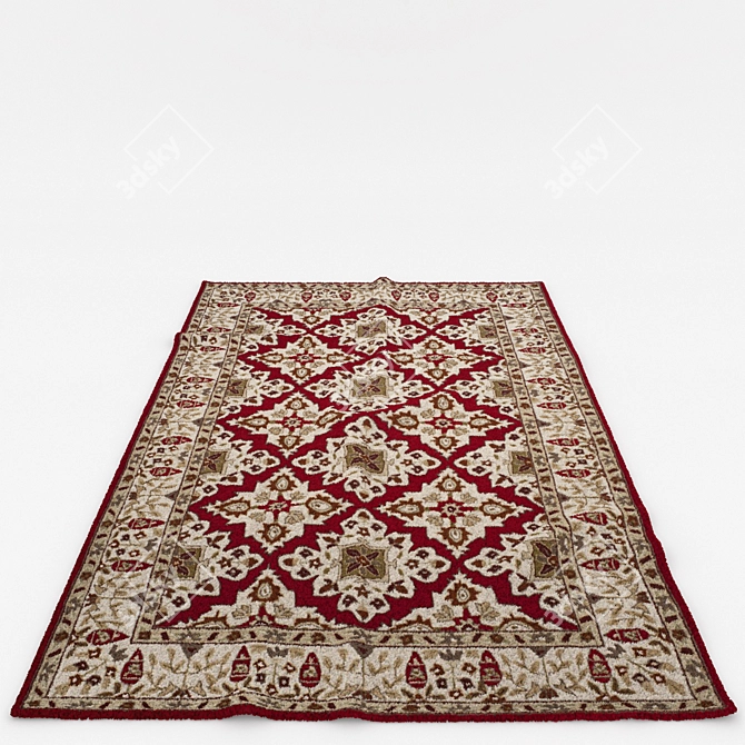 Versatile Set of 6 Rugs with Multiple Render Options 3D model image 3