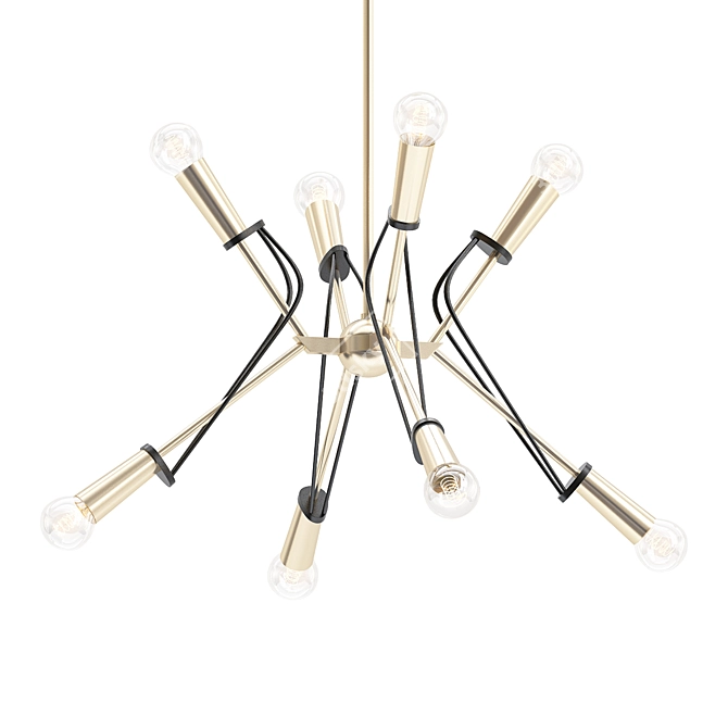 Piro Modern Chandelier 3D model image 1