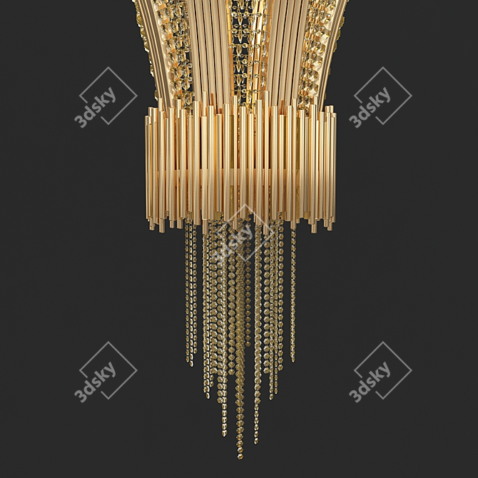 Swarovski Scala Chandelier 3D model image 2