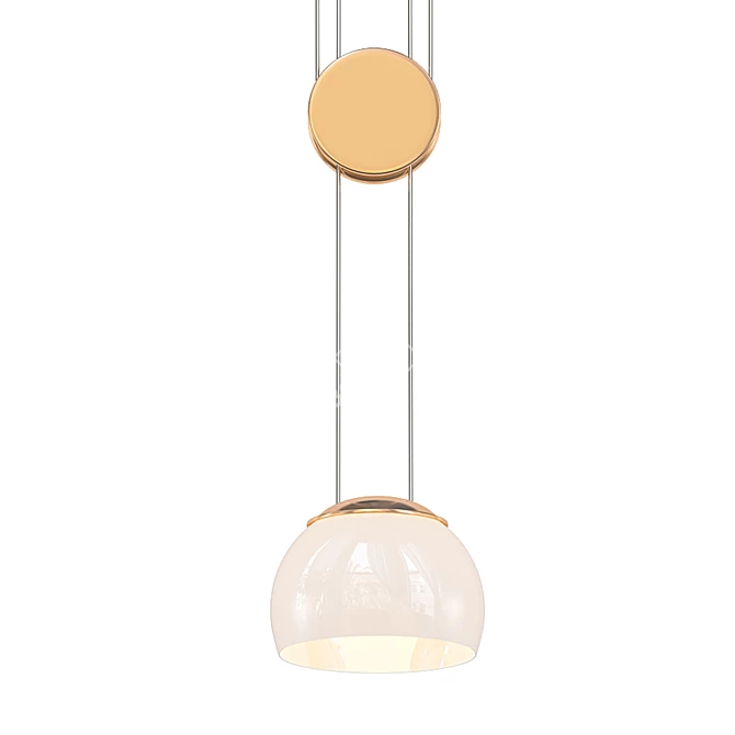 Elegant Annabella Pendant Light 3D model image 1